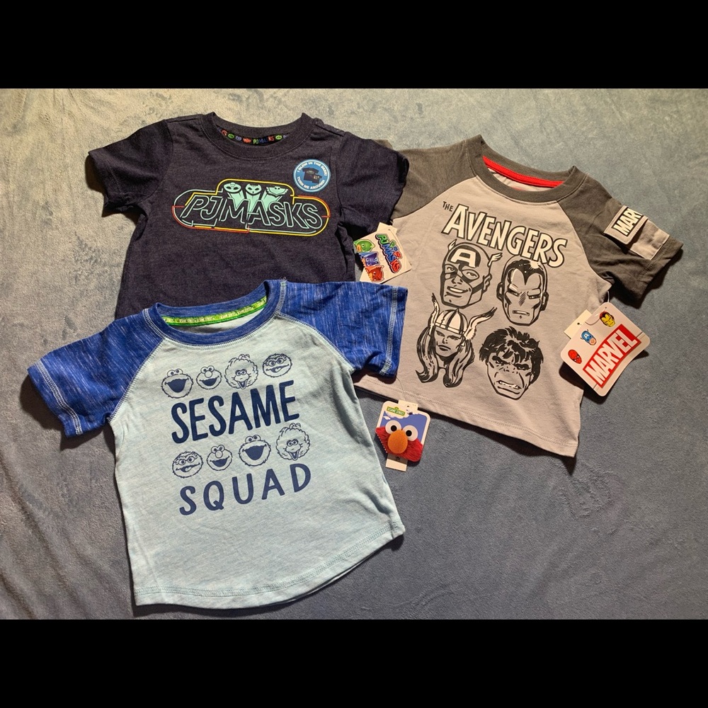 🌺HP🌺 Toddler boys character t-shirt bundle